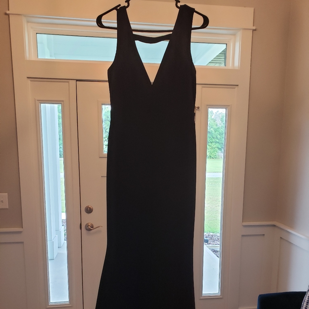 Black cocktail dress